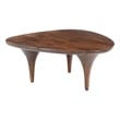 Pemberly Row Modern / Contemporary Wood Coffee Table Walnut Finish