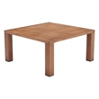 Pemberly Row Modern / Contemporary Aluminum Coffee Table Natural