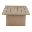 Pemberly Row Modern / Contemporary Aluminum Coffee Table Natural
