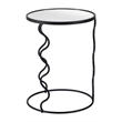 Pemberly Row Modern / Contemporary Assembled Metal Side Table Black