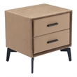 Pemberly Row Modern / Contemporary Engineered Wood Side Table Brown
