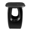Pemberly Row Modern / Contemporary Wood Accent Table Black Finish