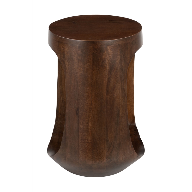 Pemberly Row Modern / Contemporary Assembled Wood Side Table Walnut
