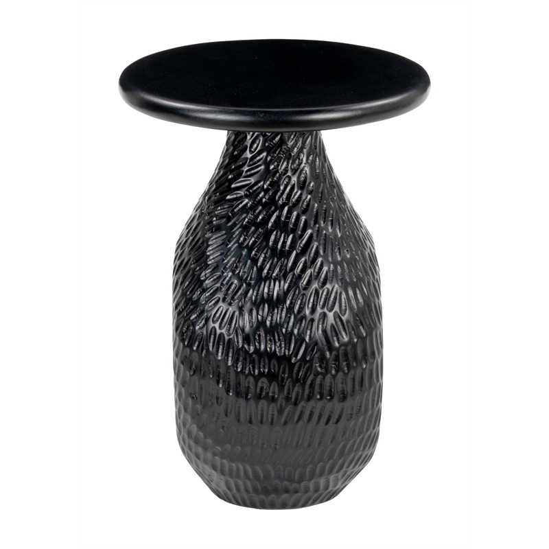Pemberly Row Modern / Contemporary Assembled Wood Side Table Black