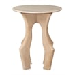 Pemberly Row Modern / Contemporary Wood Side Table White & Natural