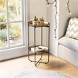 Pemberly Row Modern / Contemporary Metal Accent Table Bronze