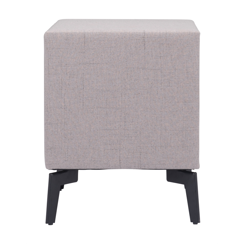 Pemberly Row Modern / Contemporary Engineered Wood Side Table Gray