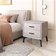 Pemberly Row Modern / Contemporary Engineered Wood Side Table Gray