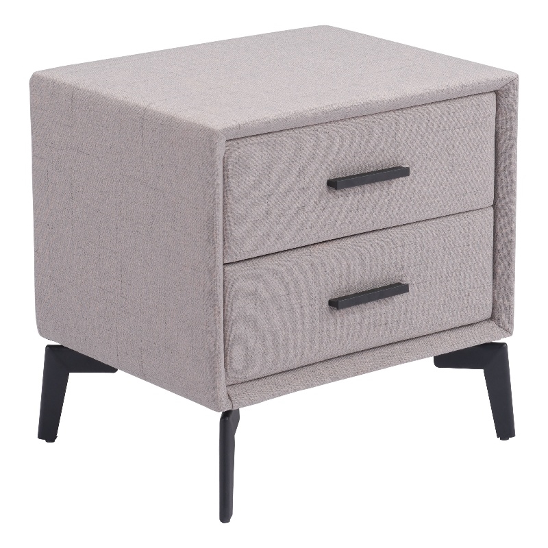 Pemberly Row Modern / Contemporary Engineered Wood Side Table Gray
