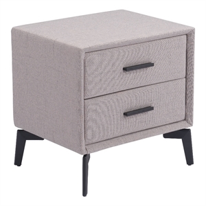 Pemberly Row Modern / Contemporary Engineered Wood Side Table Gray