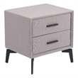 Pemberly Row Modern / Contemporary Engineered Wood Side Table Gray