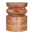 Pemberly Row Modern / Contemporary Assembled Wood Side Table Walnut