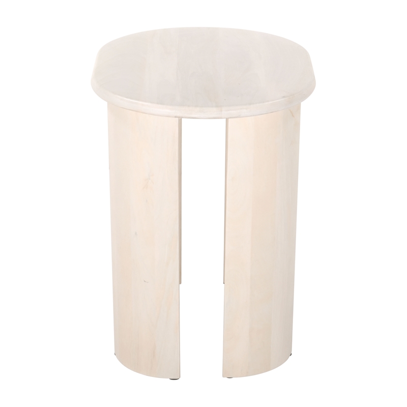 Pemberly Row Modern / Contemporary Wood Side Table Natural Finish