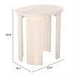 Pemberly Row Modern / Contemporary Wood Side Table Natural Finish