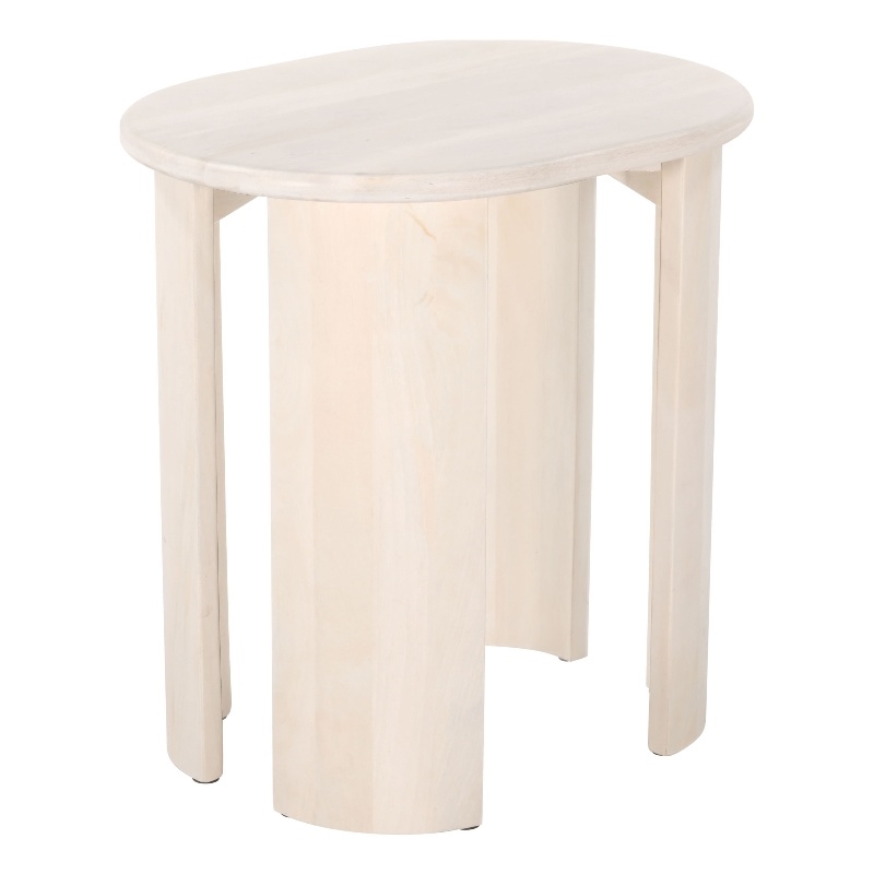 Pemberly Row Modern / Contemporary Wood Side Table Natural Finish