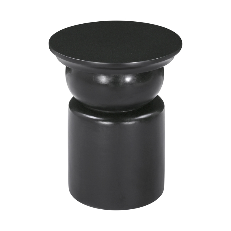 Pemberly Row Modern / Contemporary Assembled Wood Side Table Black