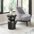 Pemberly Row Modern / Contemporary Assembled Wood Side Table Black