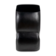 Pemberly Row Modern / Contemporary Assembled Wood Side Table Black