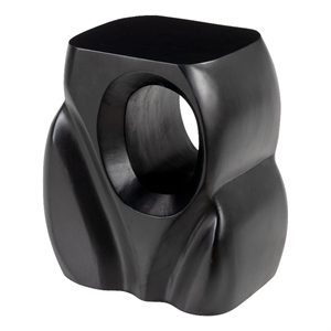 Pemberly Row Modern / Contemporary Assembled Wood Side Table Black