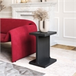 Pemberly Row Modern / Contemporary Assembled Wood Side Table Black