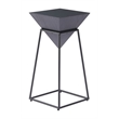 Pemberly Row Modern / Contemporary Assembled Metal Side Table Black