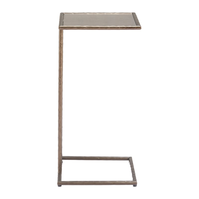 Pemberly Row Modern / Contemporary Assembled Metal Side Table Bronze