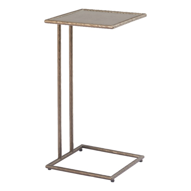 Pemberly Row Modern / Contemporary Assembled Metal Side Table Bronze