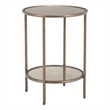 Pemberly Row Modern / Contemporary Assembled Metal Side Table Bronze