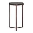 Pemberly Row Modern / Contemporary Metal Side Table Bronze Finish