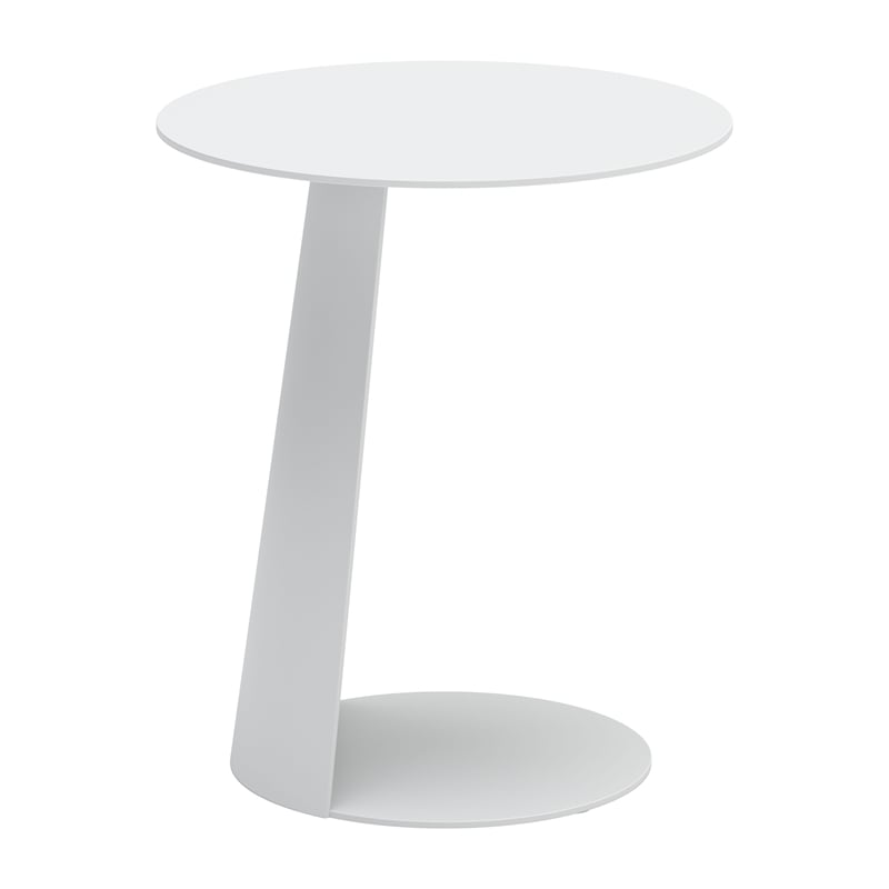Pemberly Row Modern / Contemporary Aluminum Side Table White