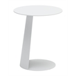 Pemberly Row Modern / Contemporary Aluminum Side Table White