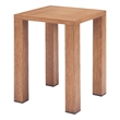 Pemberly Row Modern / Contemporary Aluminum Side Table Natural