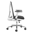 Pemberly Row Modern / Contemporary Metal Office Chair Black Finish