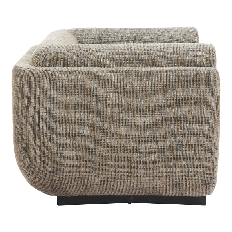 Pemberly Row Contemporary Engineered Wood Accent Chair Green Tweed