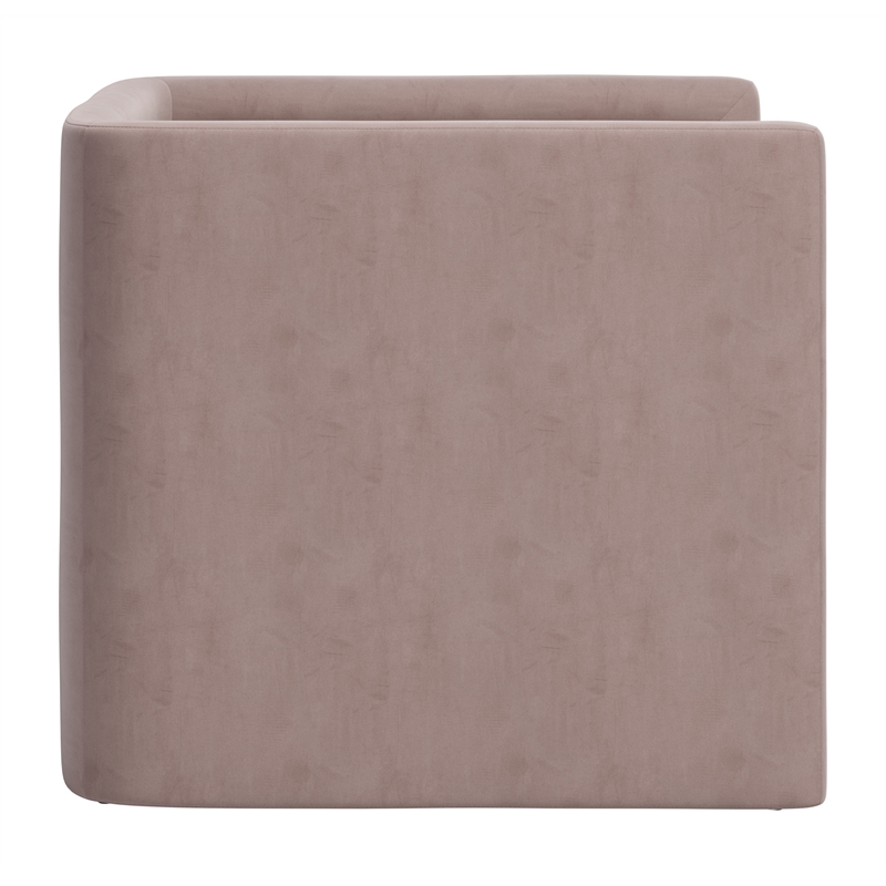 Pemberly Row Modern / Contemporary Assembled Wood Armchair Taupe