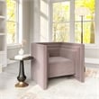 Pemberly Row Modern / Contemporary Assembled Wood Armchair Taupe