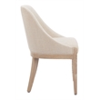 Pemberly Row Contemporary Engineered Wood Dining Chair Beige