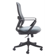 Pemberly Row Modern / Contemporary Metal Office Chair Gray Finish
