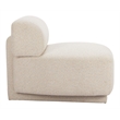 Pemberly Row Contemporary Wood Accent Chair Multigrain Beige