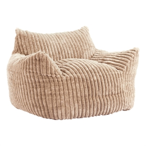 Pemberly Row Modern / Contemporary Assembled Fabric Armchair Beige