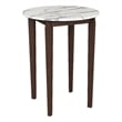 Pemberly Row Modern / Contemporary Wood Bar Table White Finish