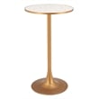 Pemberly Row Modern / Contemporary Metal Bar Table Beige & Gold
