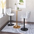 Pemberly Row Modern / Contemporary Metal Bar Table Beige & Gold
