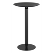Pemberly Row Modern / Contemporary Metal Bar Table Black Finish