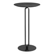 Pemberly Row Modern / Contemporary Metal Bar Table Black Finish