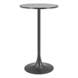 Pemberly Row Modern / Contemporary Metal Bar Table Gray & Bronze