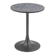 Pemberly Row Modern / Contemporary Metal Bistro Table Black & Bronze