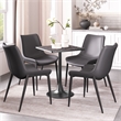 Pemberly Row Modern / Contemporary Metal Bistro Table Black & Bronze