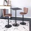 Pemberly Row Modern / Contemporary Metal Bar Table Black & Bronze