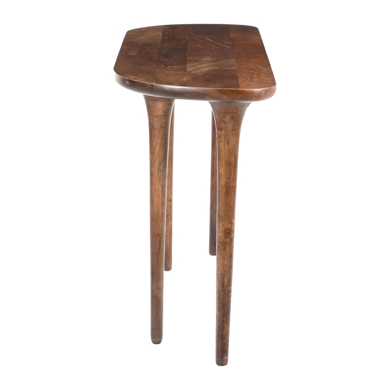 Pemberly Row Modern / Contemporary Wood Console Table Walnut